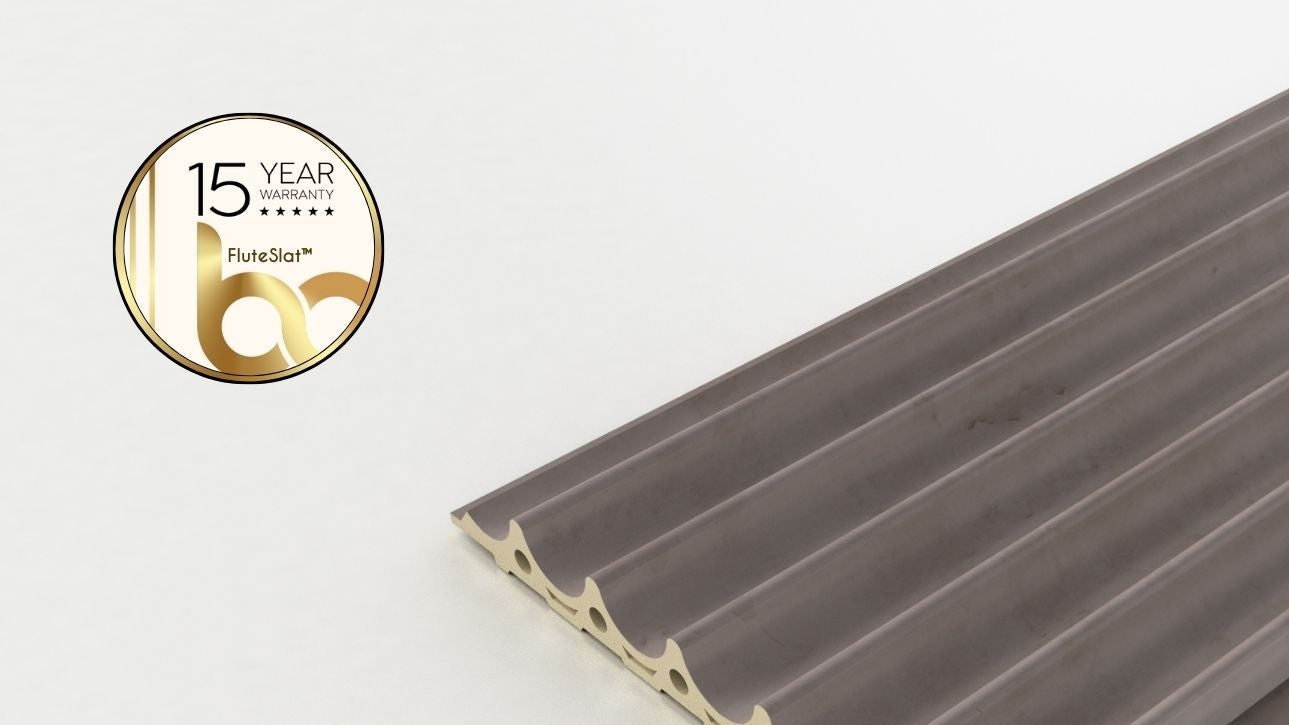 FluteSlat™ London Grigio Wall Panel