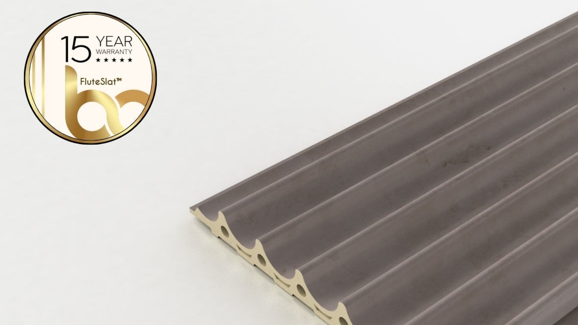 FluteSlat™ Milan Grigio Wall Panel