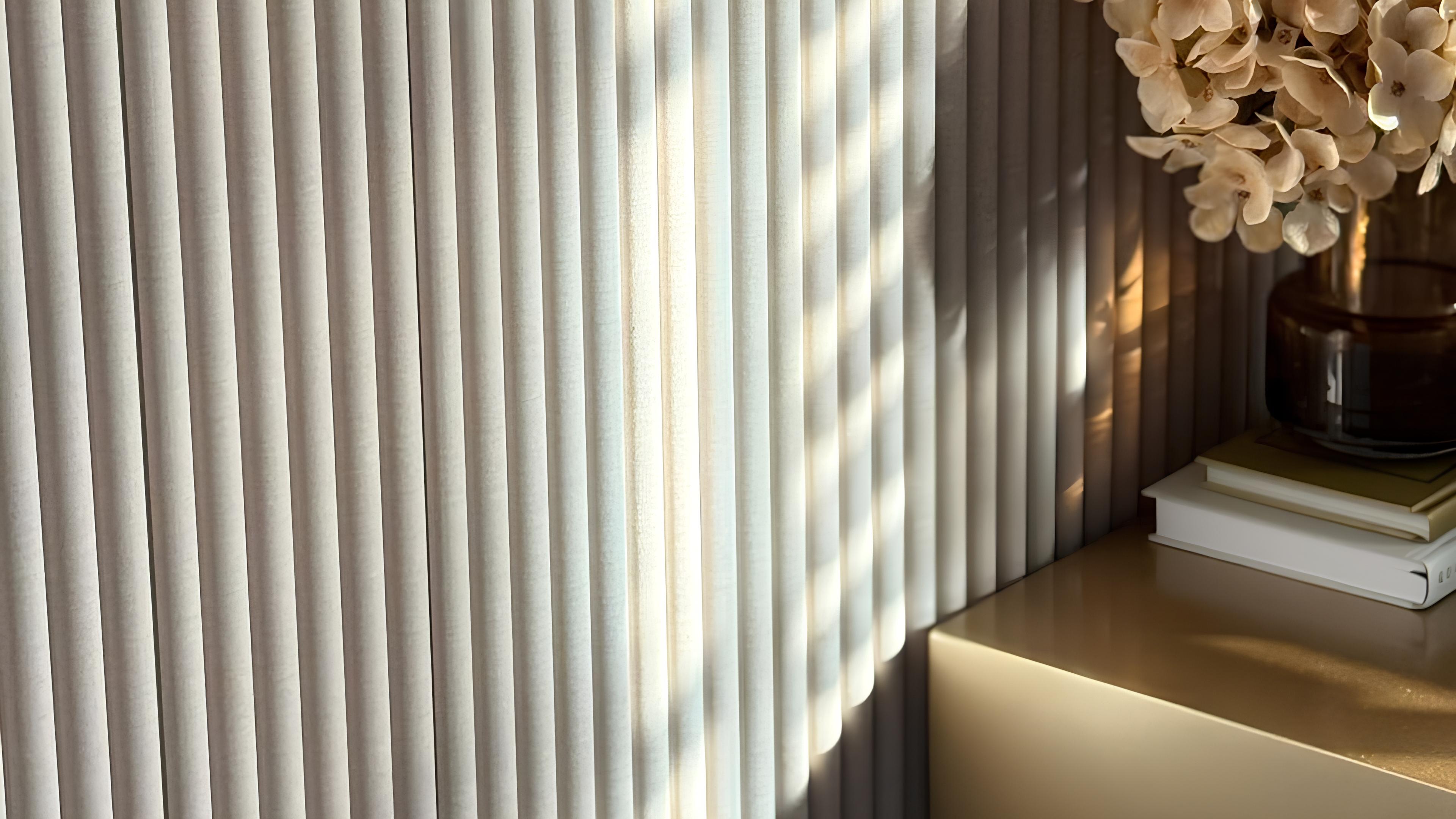 FluteSlat™ Paris Ivory Linen Wall Panel - Pre Order Only * Expected Availability April