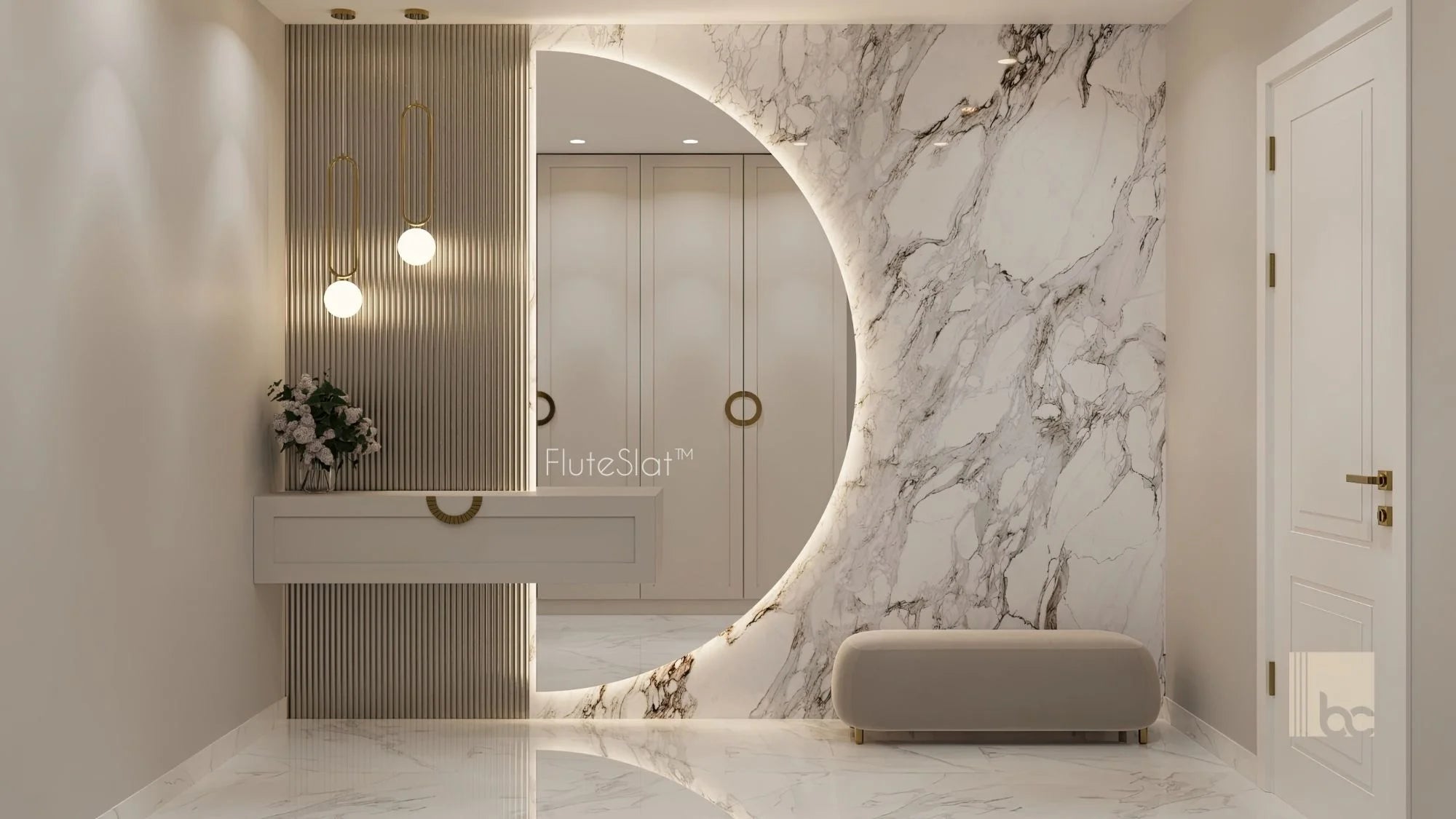 FluteSlat™ London Aluminium Wall Panel - 703