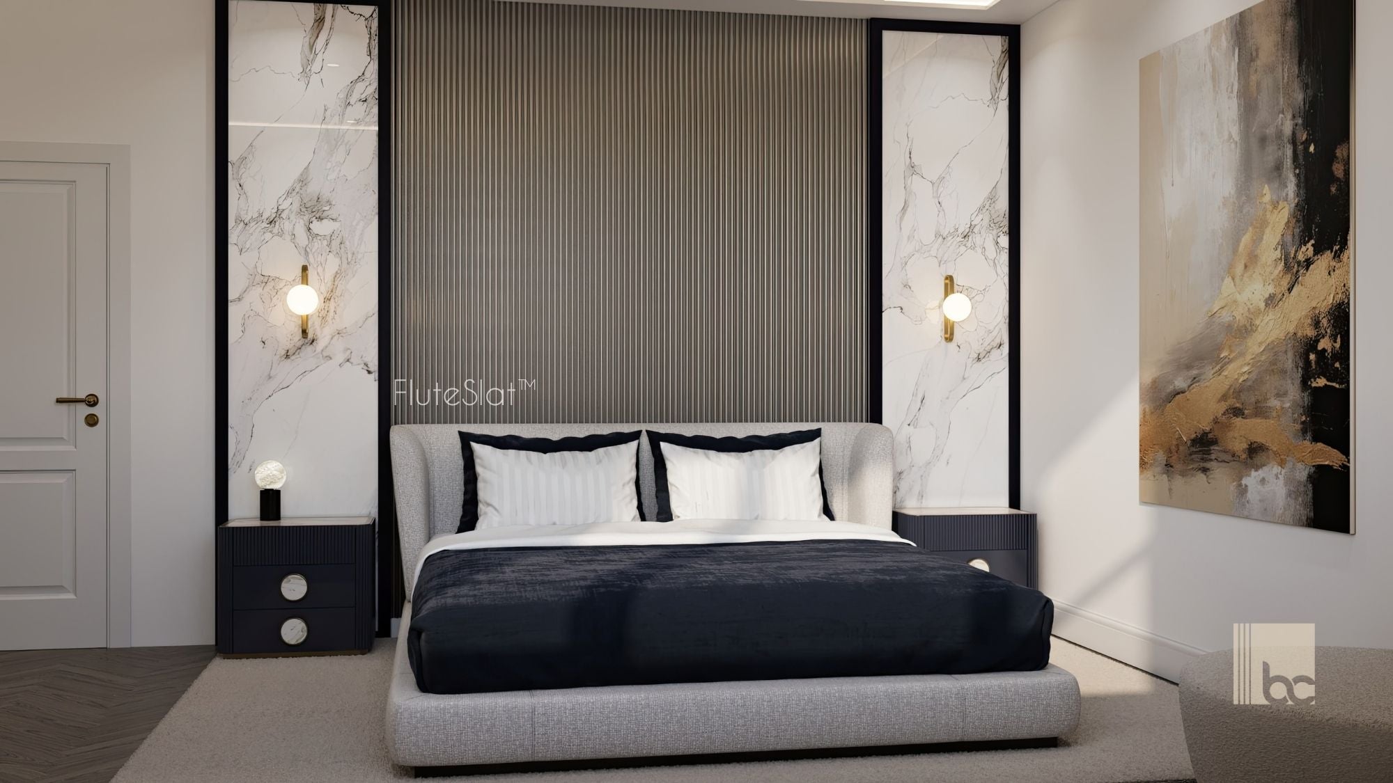 FluteSlat™ London Aluminium Wall Panel - 703