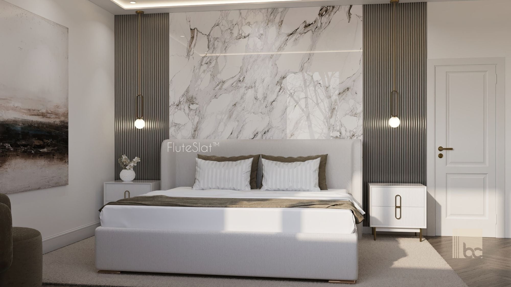 FluteSlat™ London Aluminium Wall Panel - 703