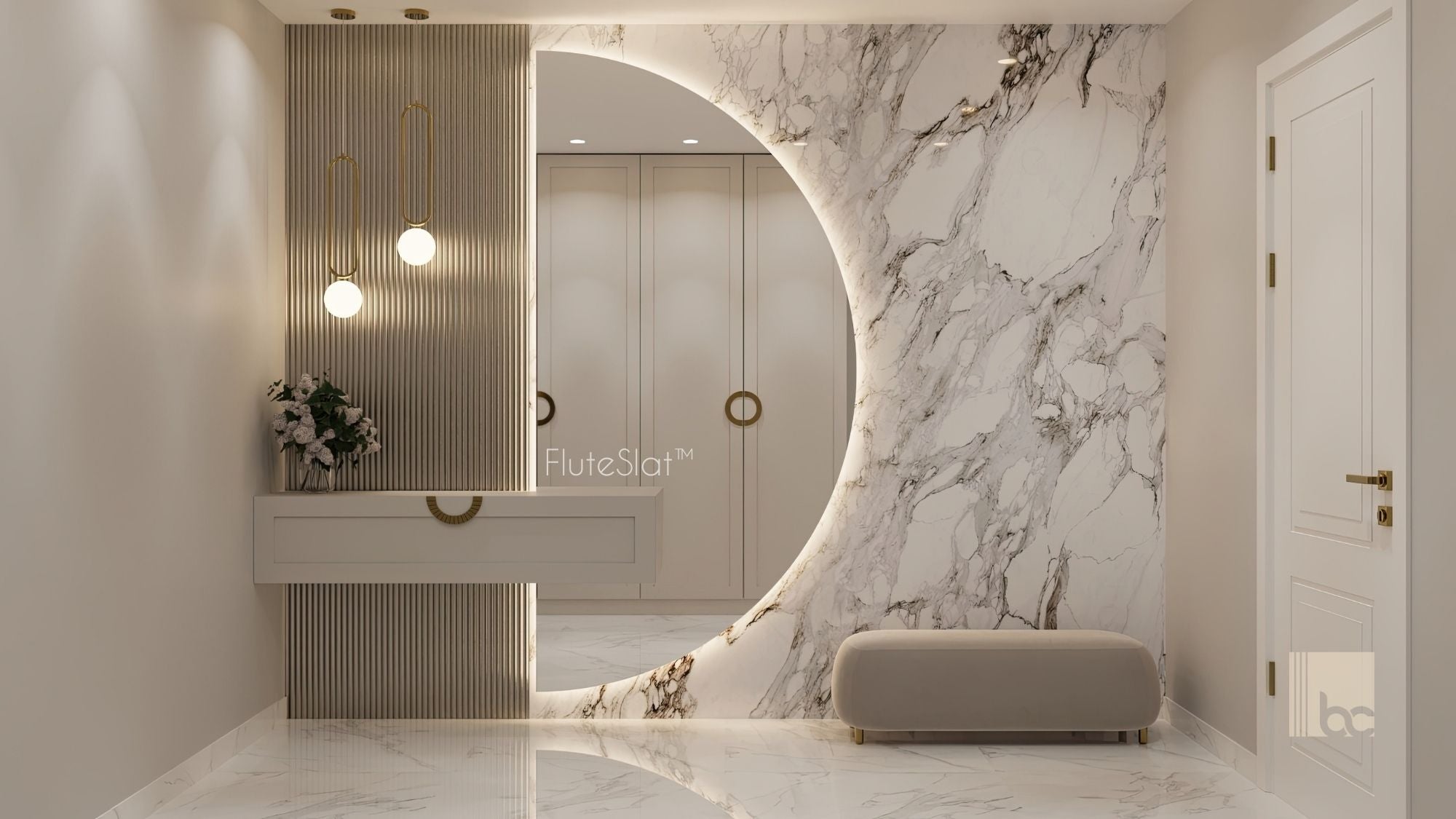 FluteSlat™ London Aluminium Wall Panel - 703