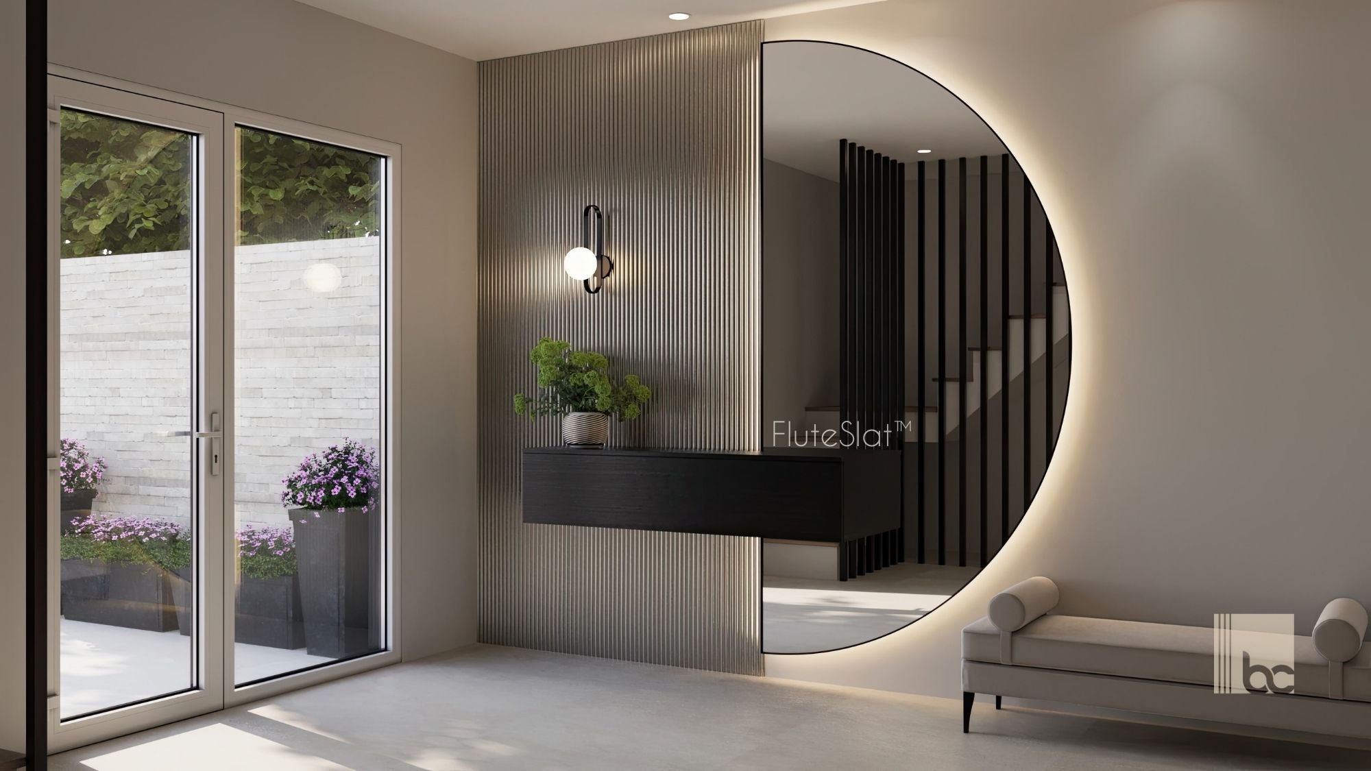 FluteSlat™ London Aluminium Wall Panel - 703