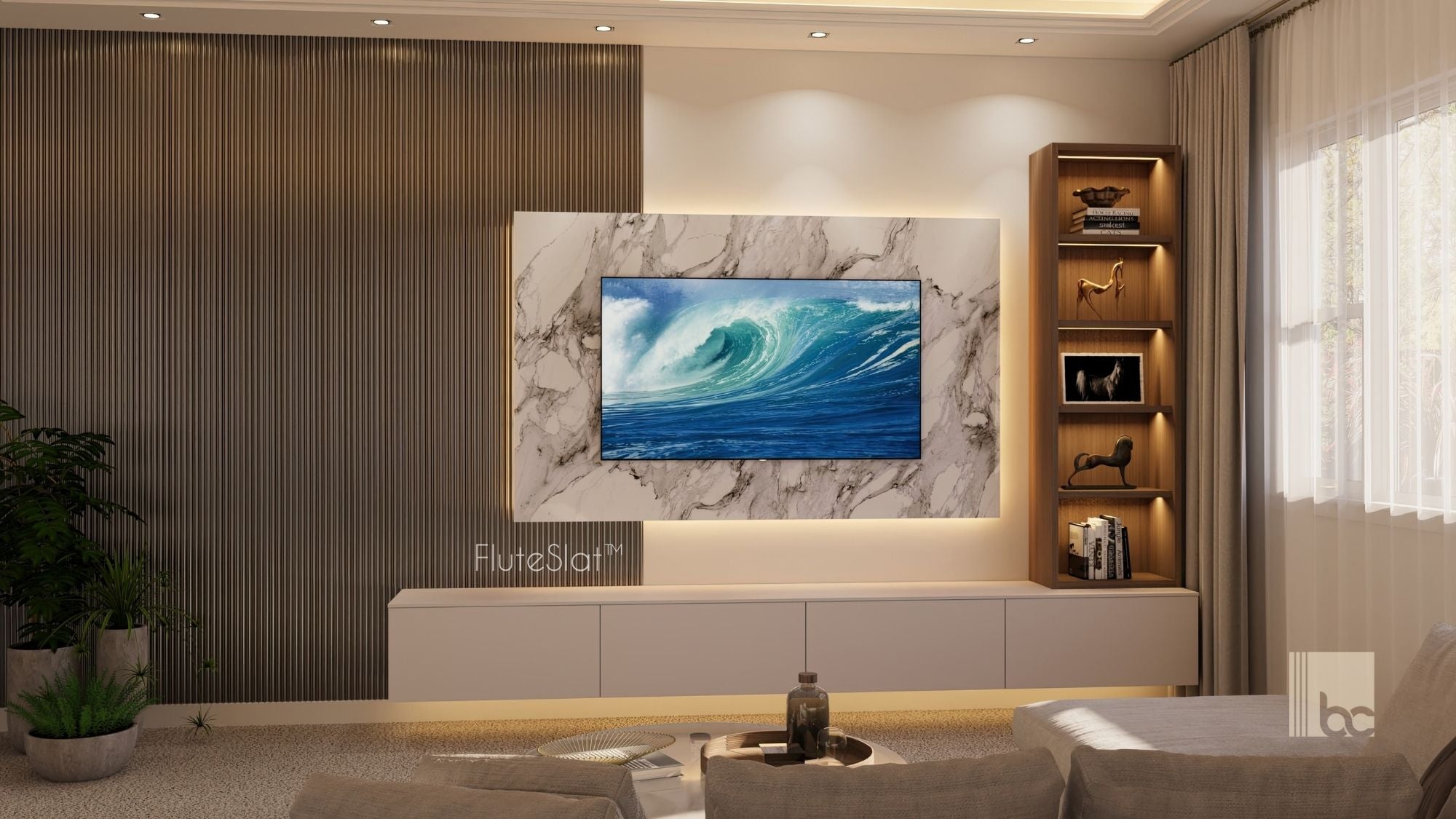 FluteSlat™ London Aluminium Wall Panel - 703