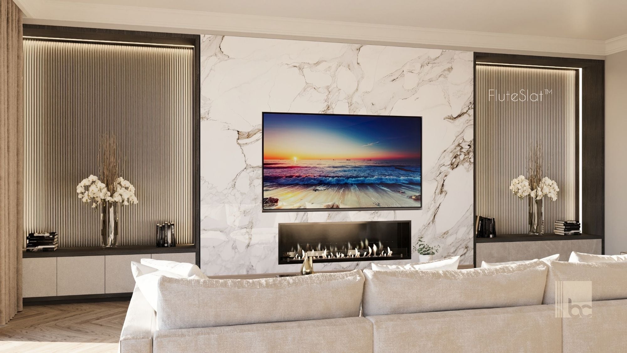 FluteSlat™ London Aluminium Wall Panel - 703