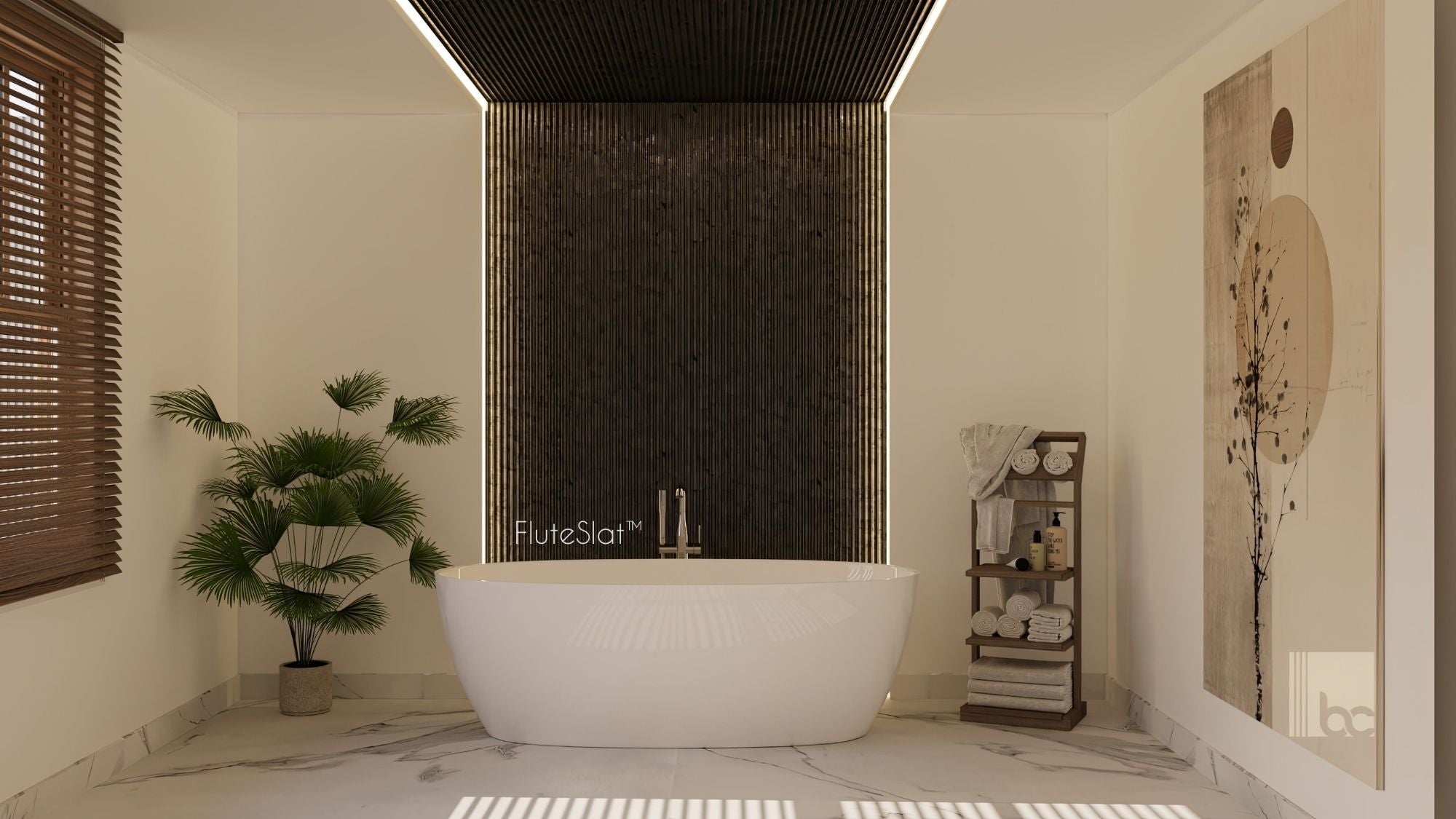 FluteSlat™ London Giovanni Wall Panel - 51006
