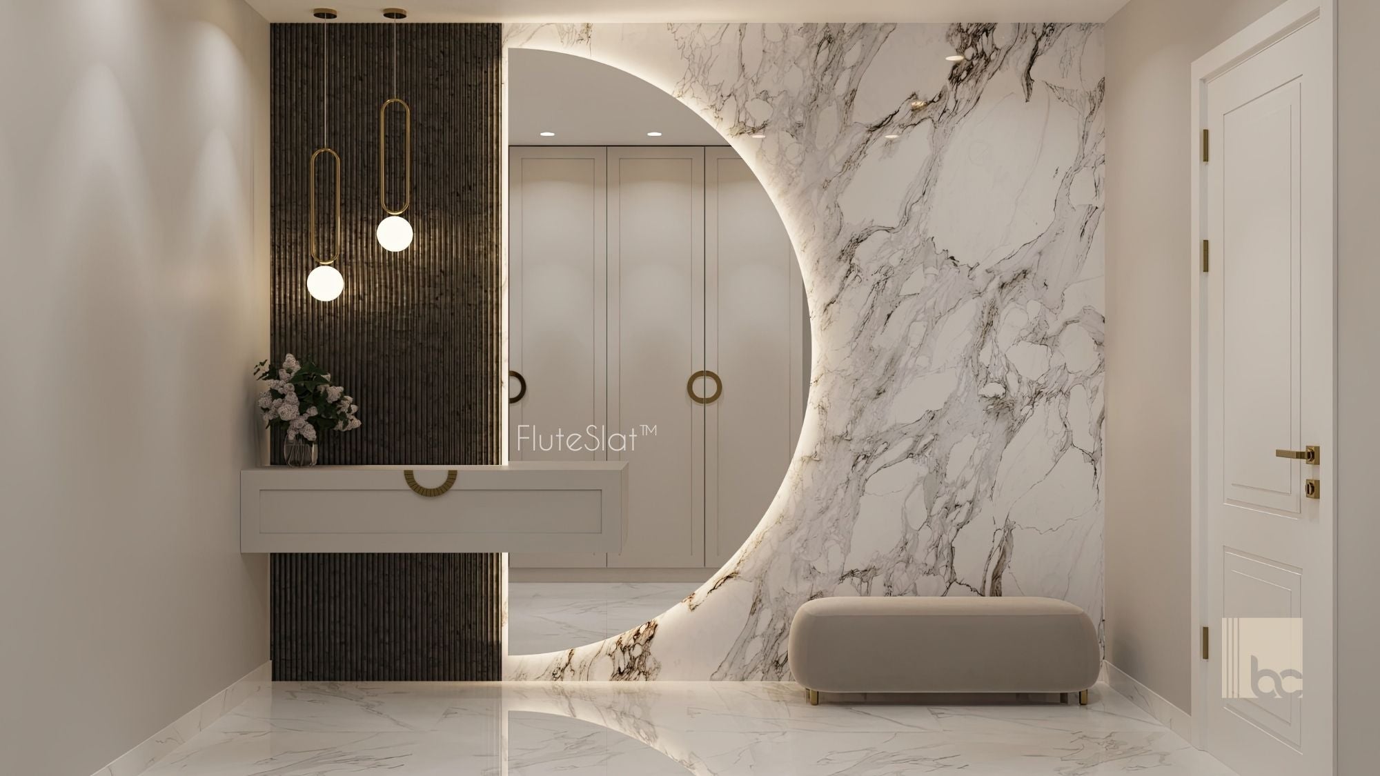 FluteSlat™ London Giovanni Wall Panel - 51006