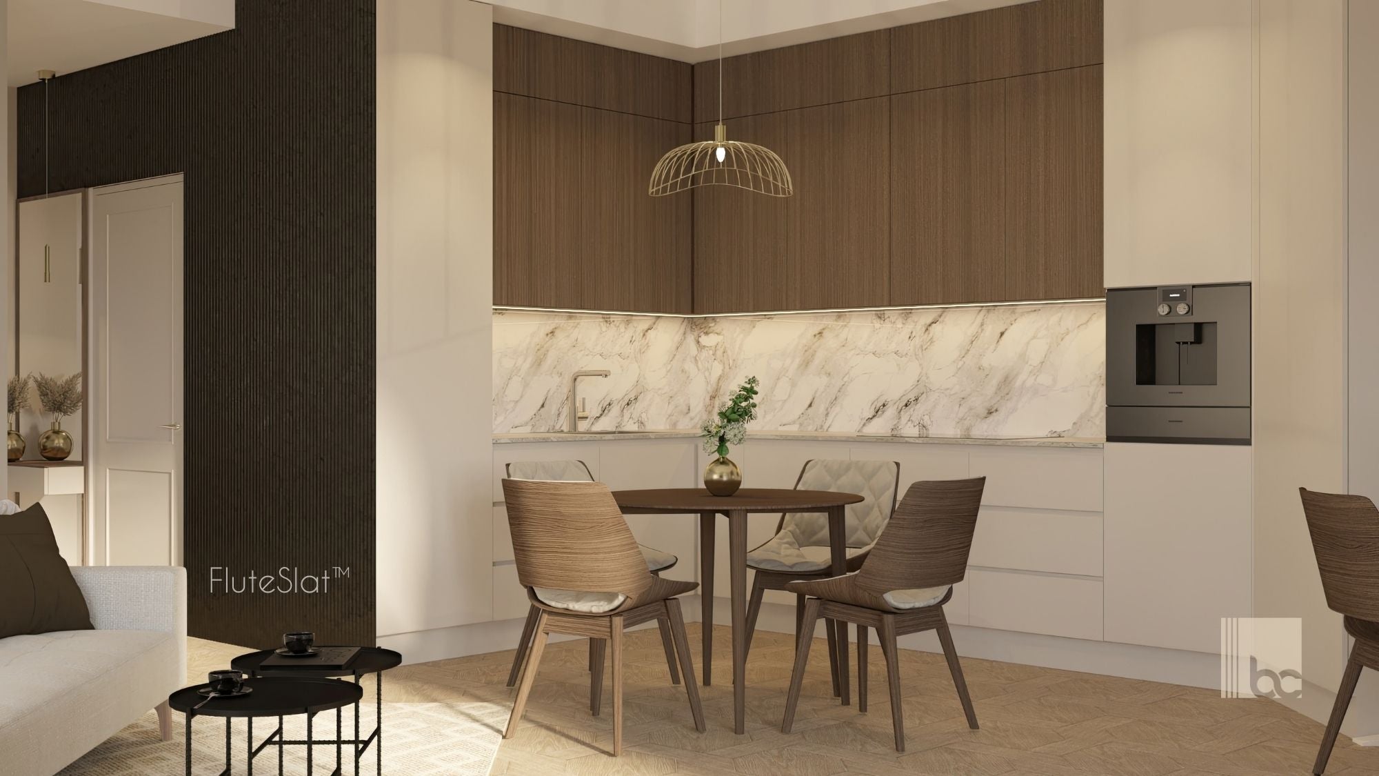 FluteSlat™ London Giovanni Wall Panel - 51006
