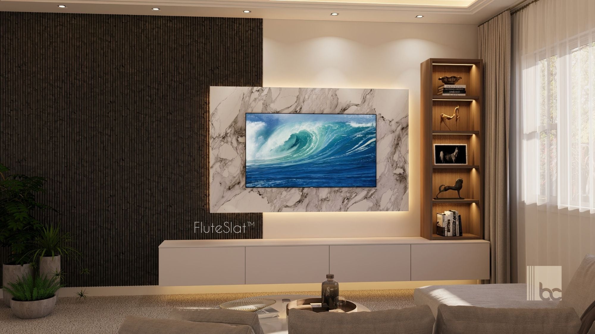 FluteSlat™ London Giovanni Wall Panel - 51006