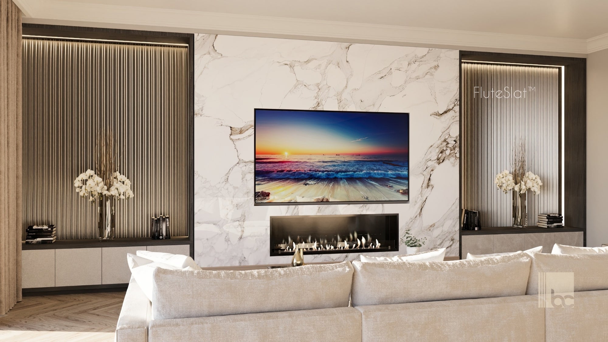 FluteSlat™ Milan Aluminium Wall Panel - 703