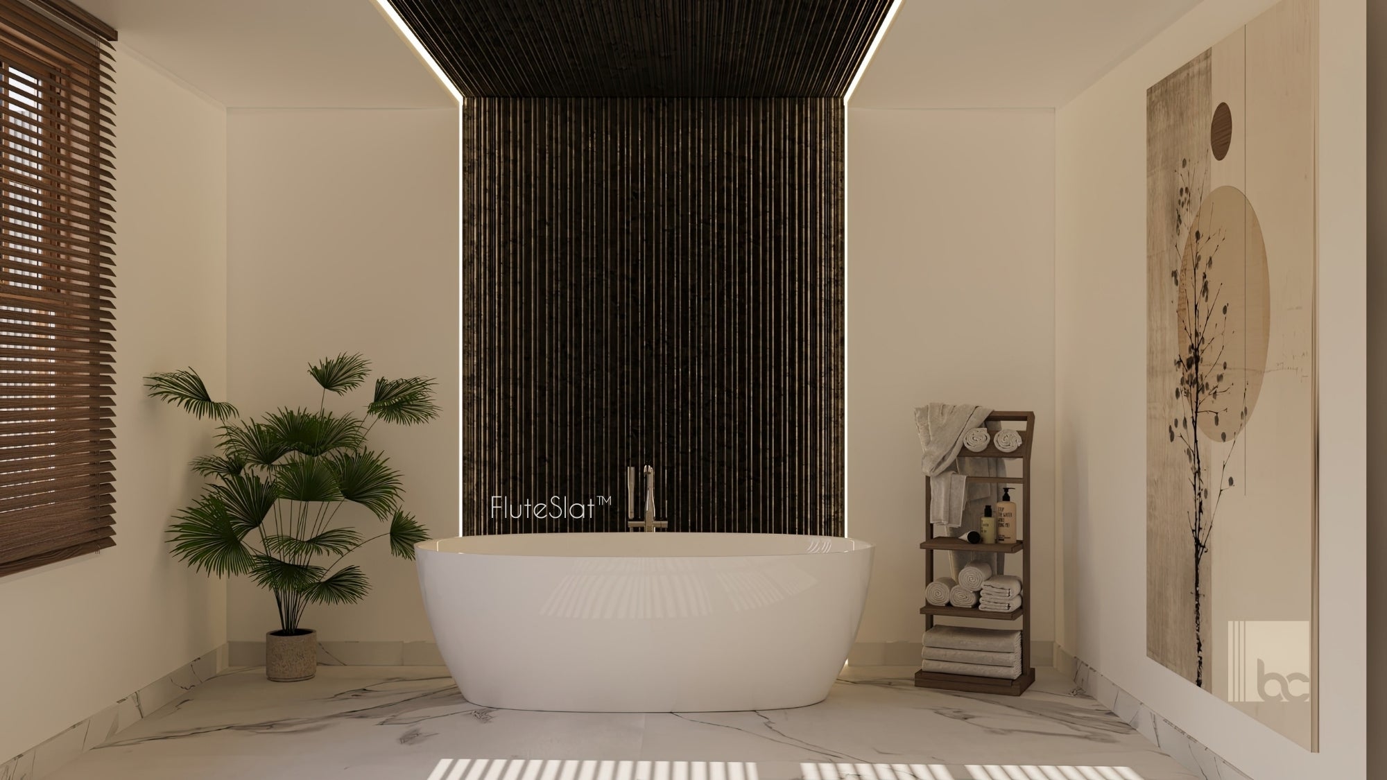 FluteSlat™ Milan Giovanni Wall Panel