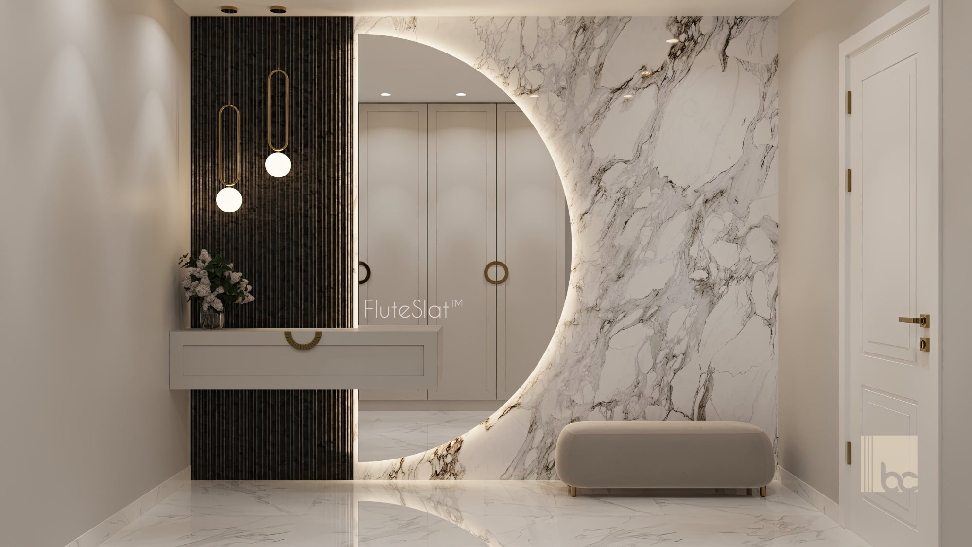 FluteSlat™ Milan Giovanni Wall Panel