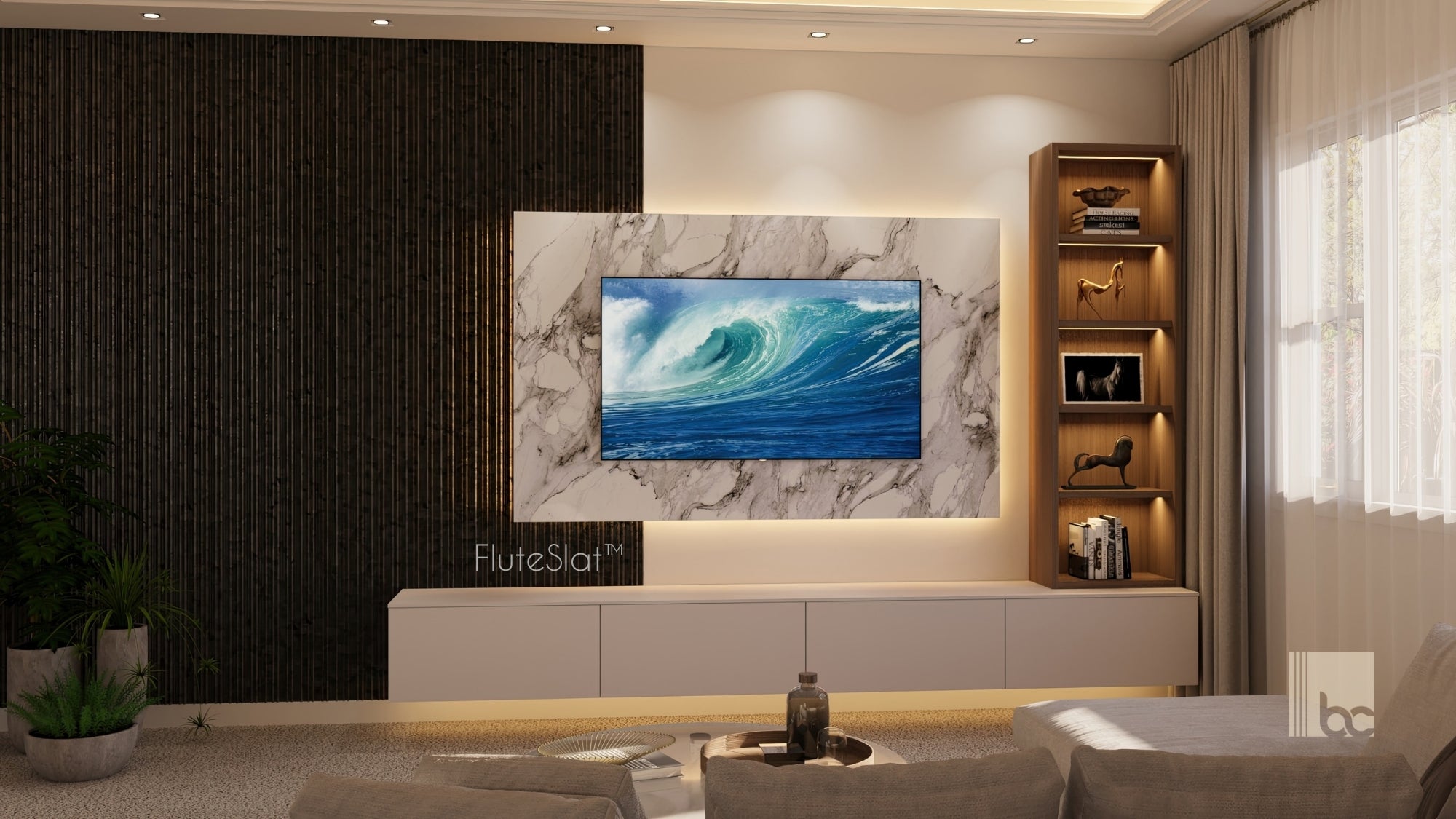 FluteSlat™ Milan Giovanni Wall Panel