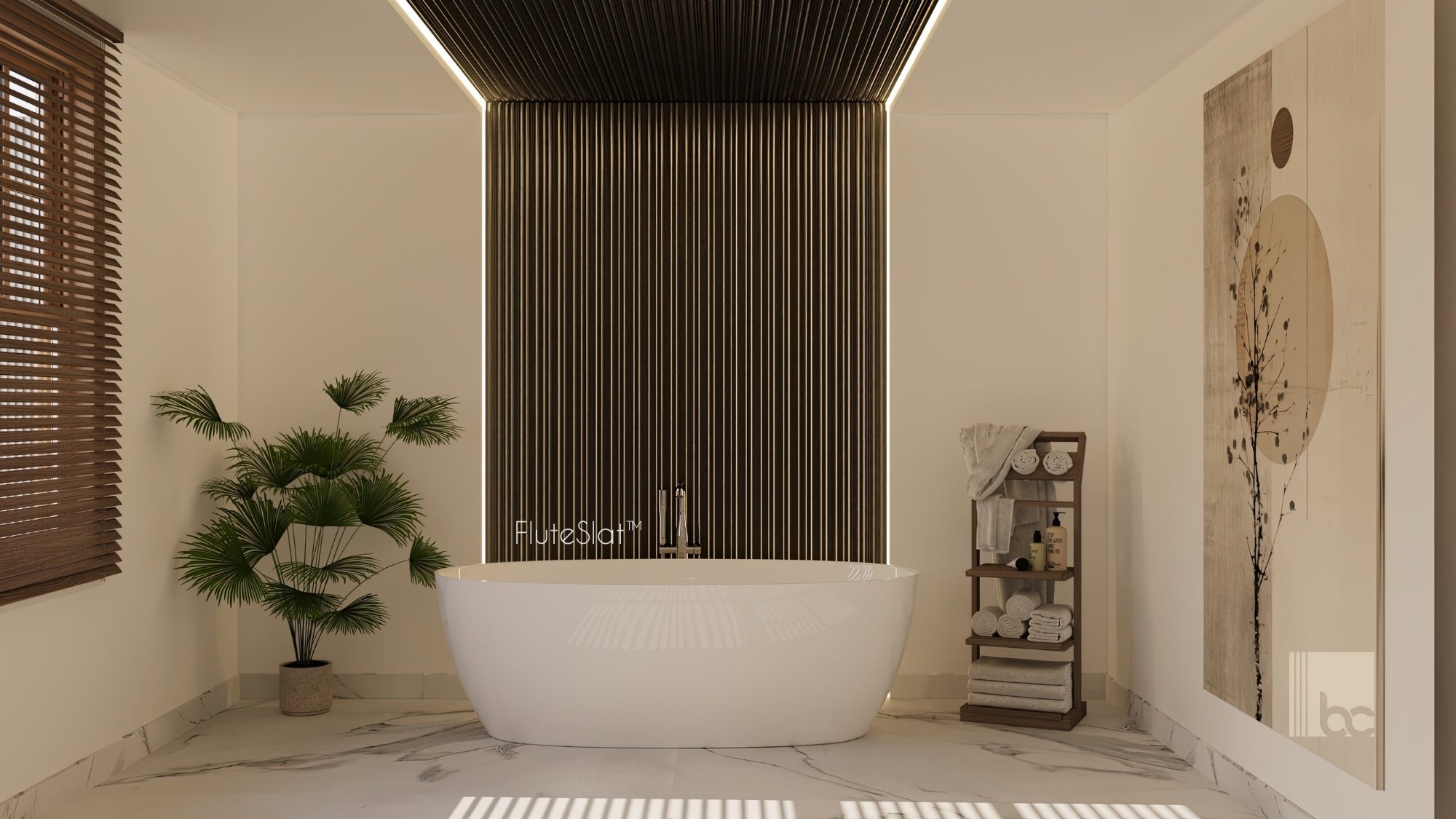 FluteSlat™ Milan Grey Steel Wall Panel - 704
