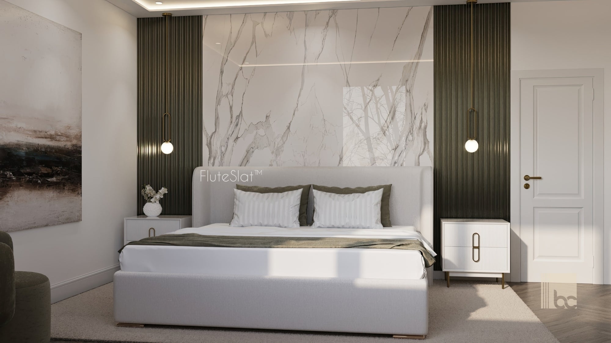 FluteSlat™ Milan Grey Steel Wall Panel - 704