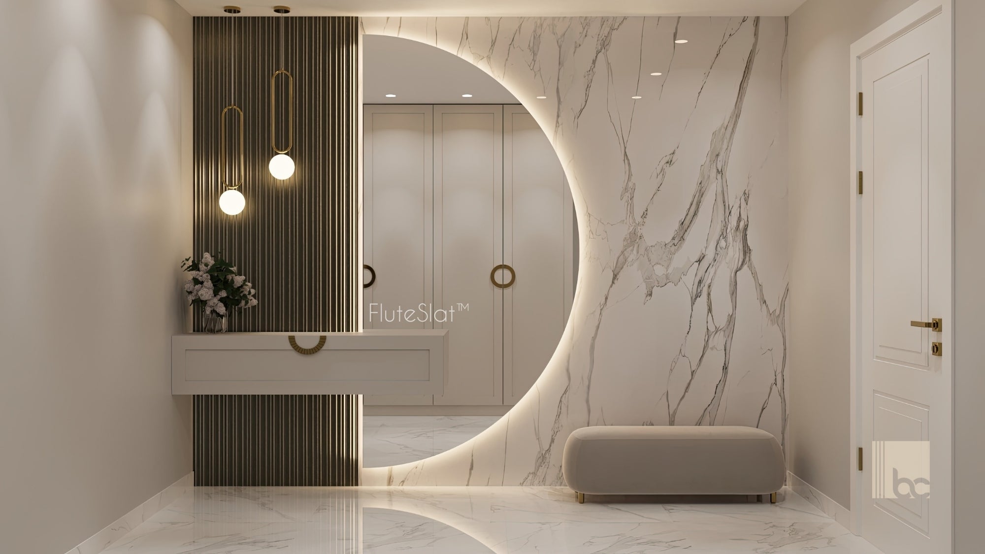 FluteSlat™ Milan Grey Steel Wall Panel - 704