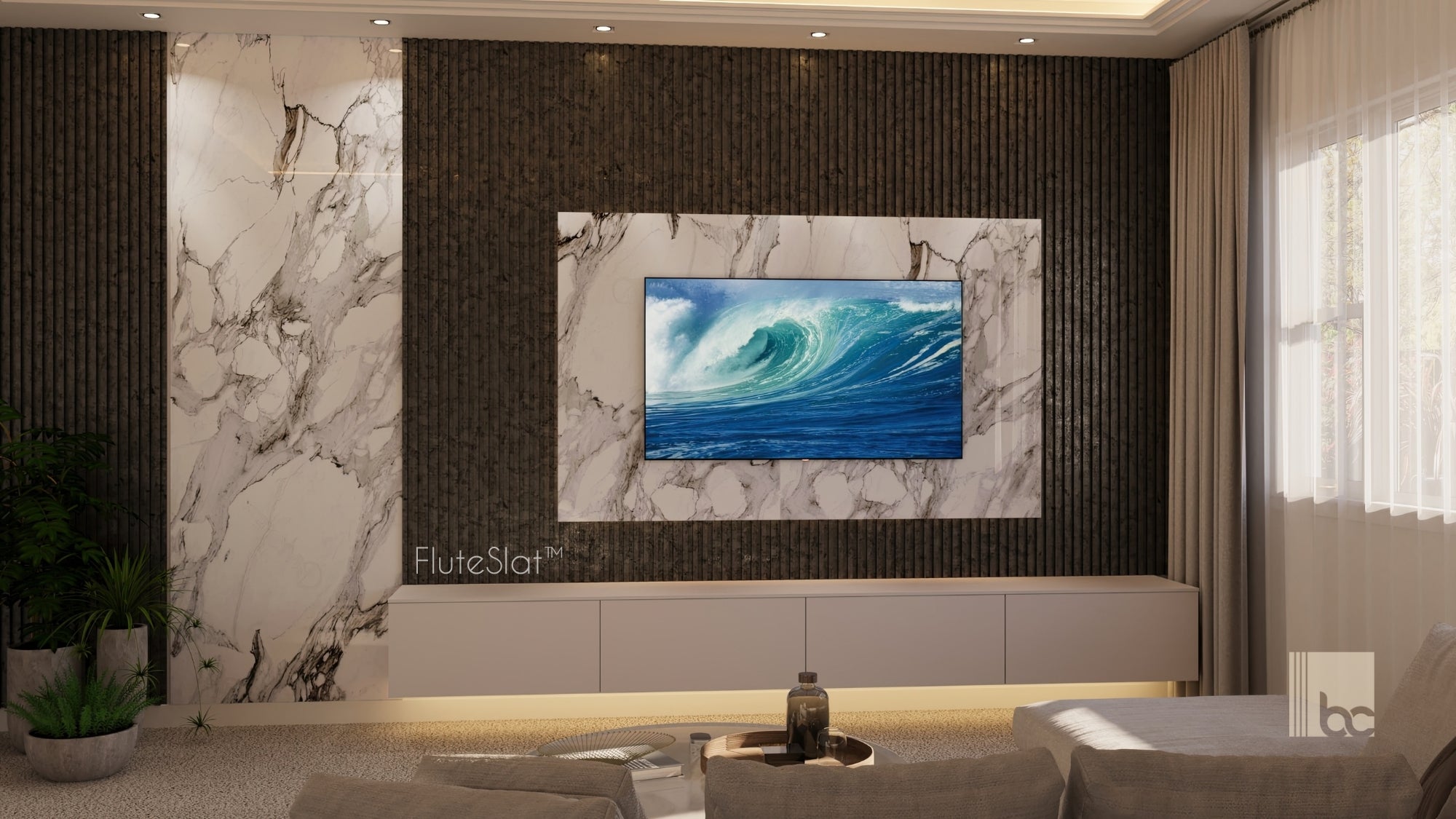 FluteSlat™ New York Giovanni Wall Panel - 51006