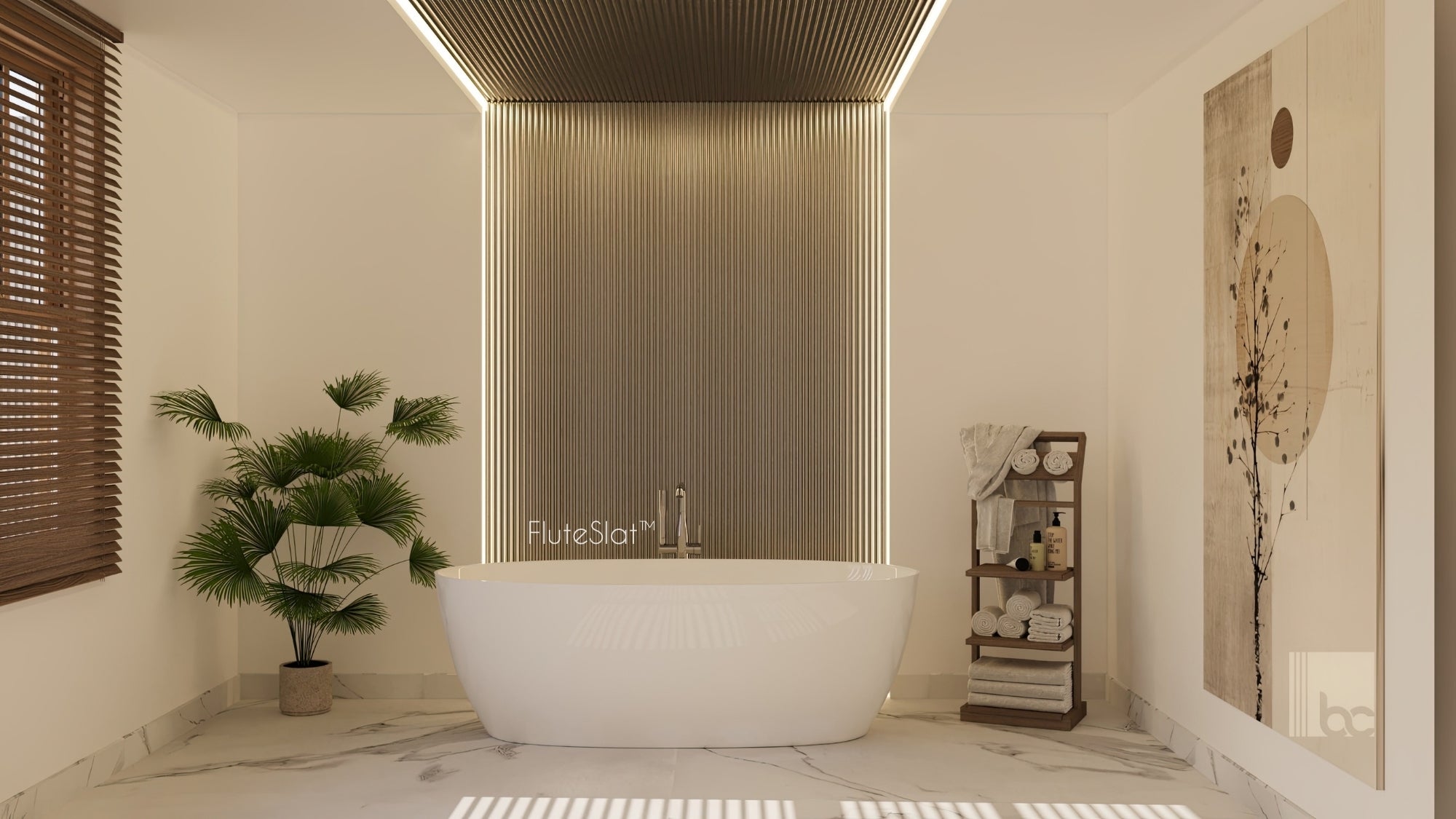 FluteSlat™ Paris Aluminium Wall Panel - 703