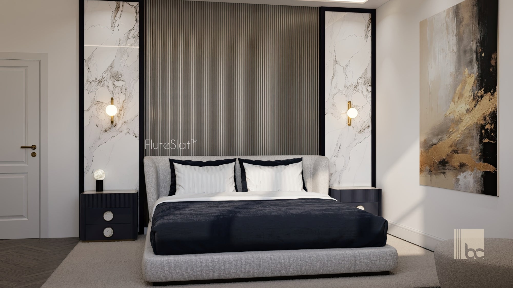 FluteSlat™ Paris Aluminium Wall Panel - 703