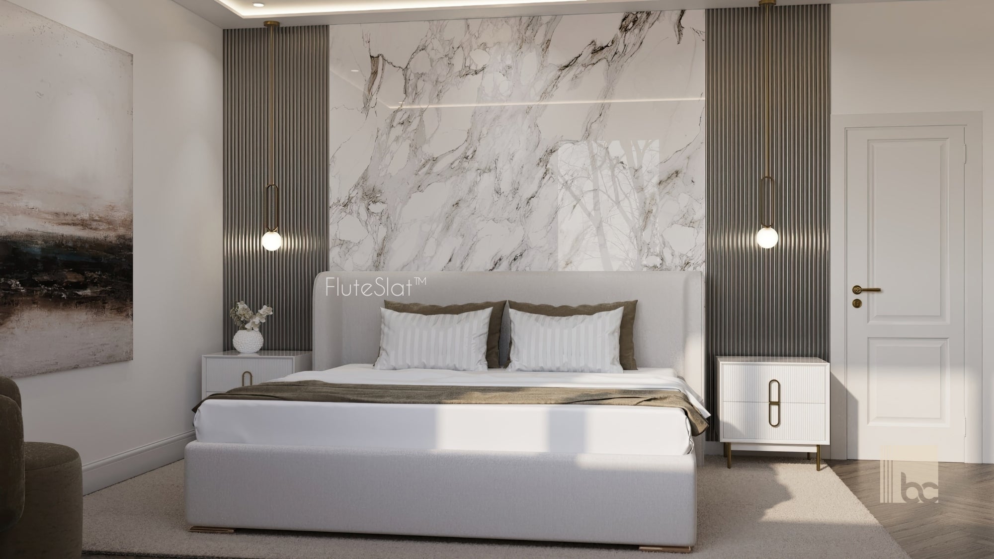 FluteSlat™ Paris Aluminium Wall Panel - 703