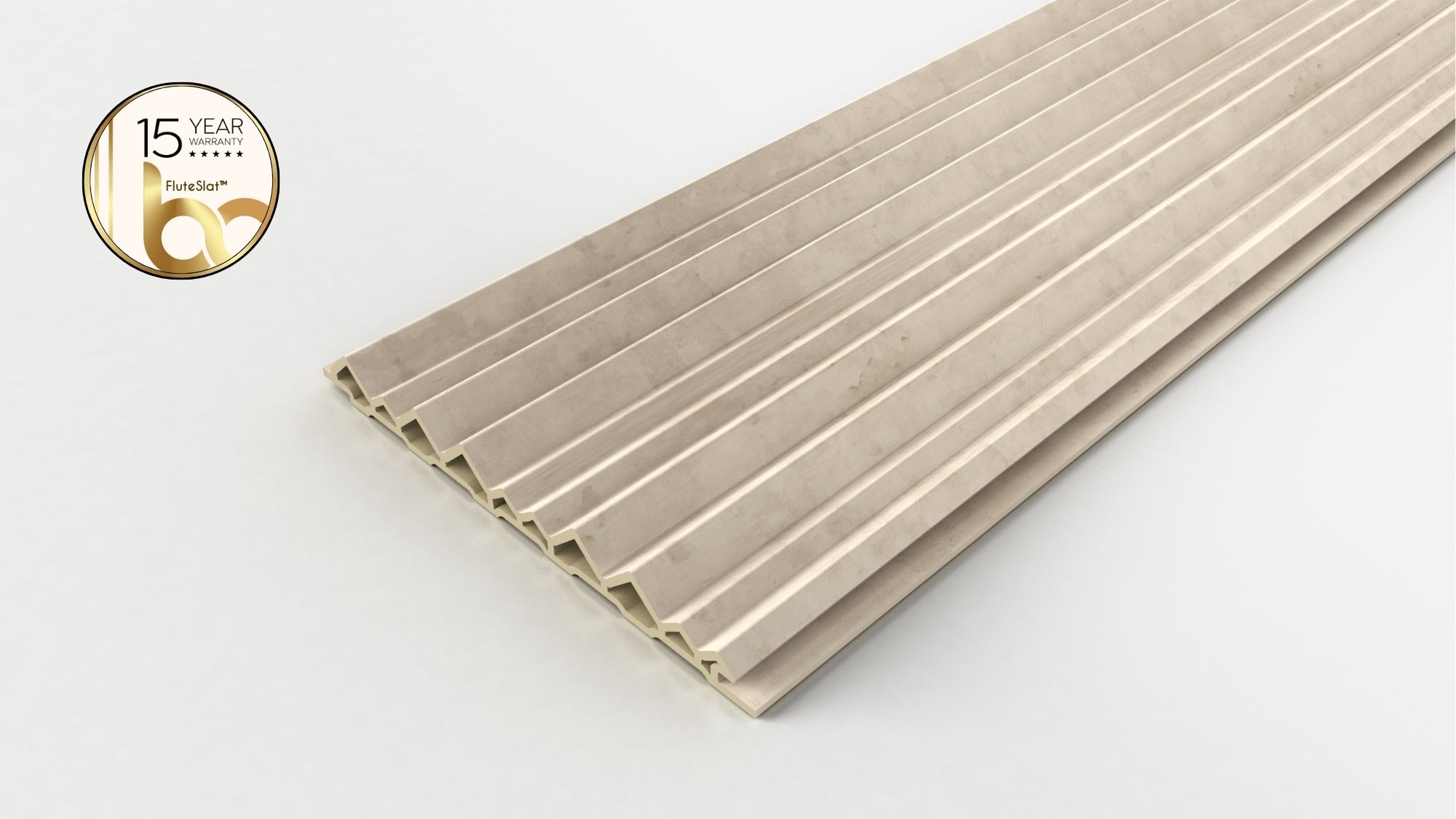 FluteSlat™ Milan Rose Stone Wall Panel - 51001