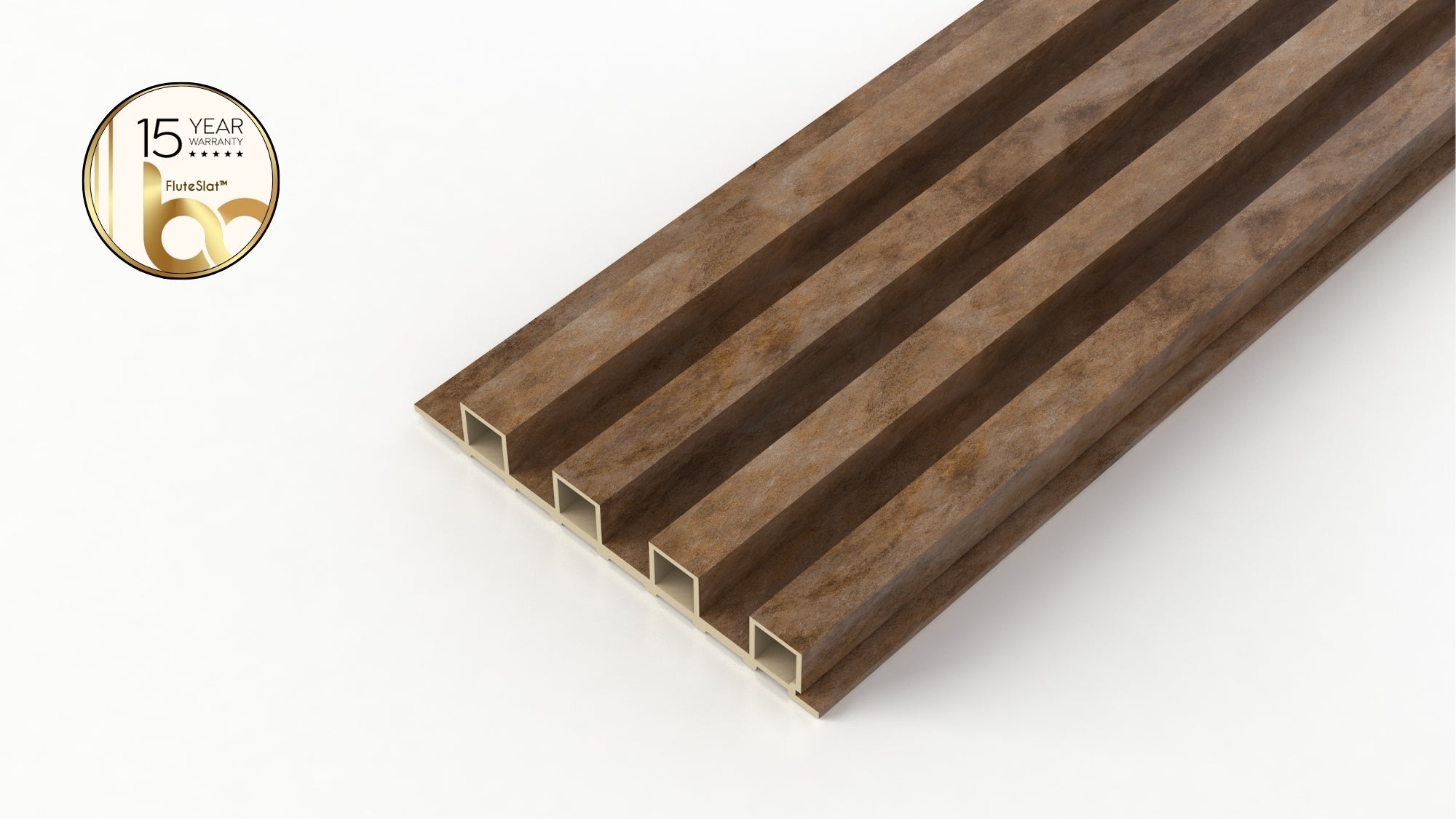 FluteSlat™ New York Copper Stone Wall Panel - 51003
