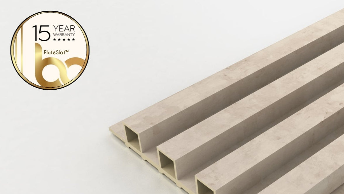 FluteSlat™ New York Rose Stone Wall Panel - 51001