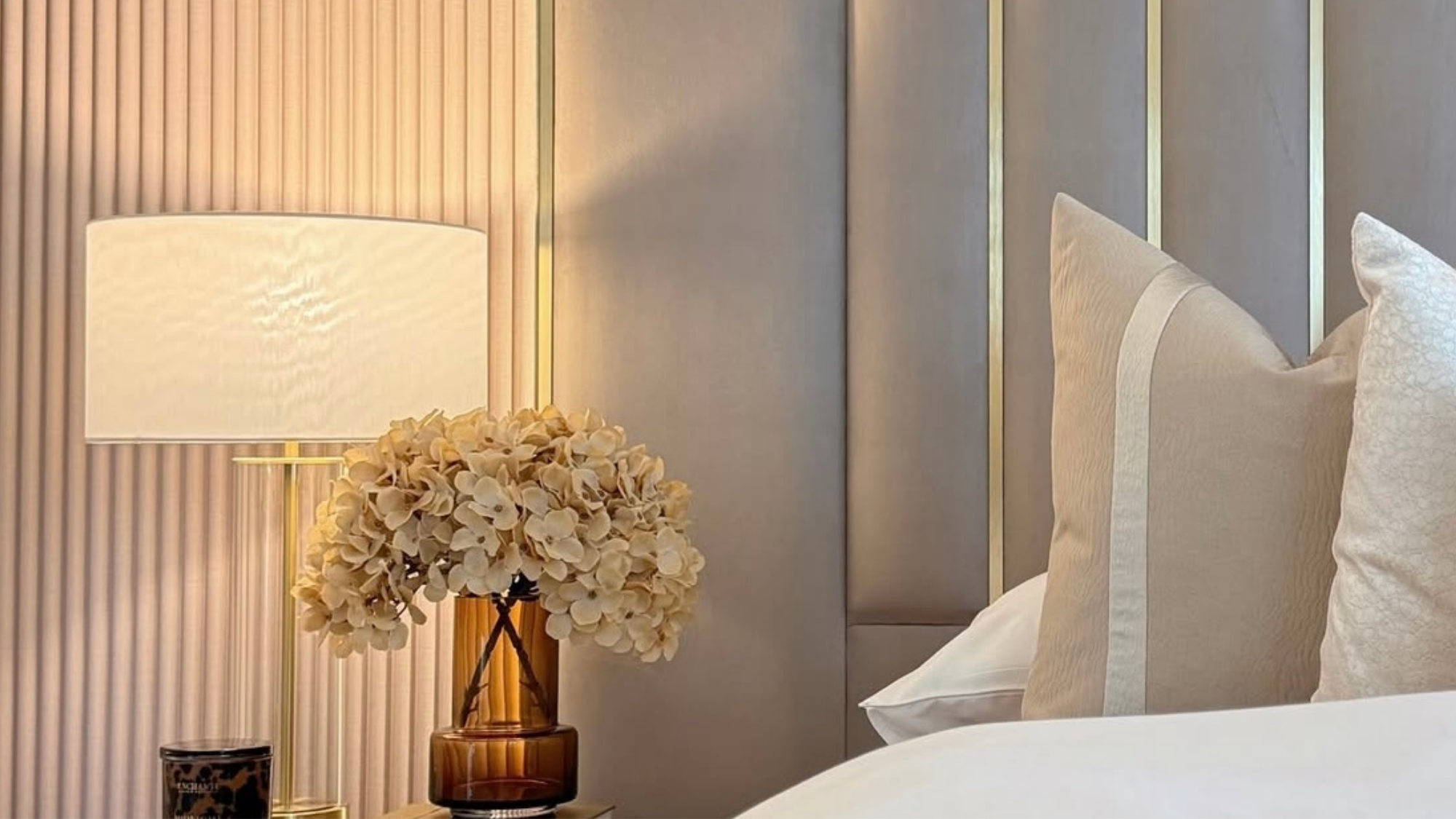 FluteSlat™ Paris Ivory Linen Wall Panel