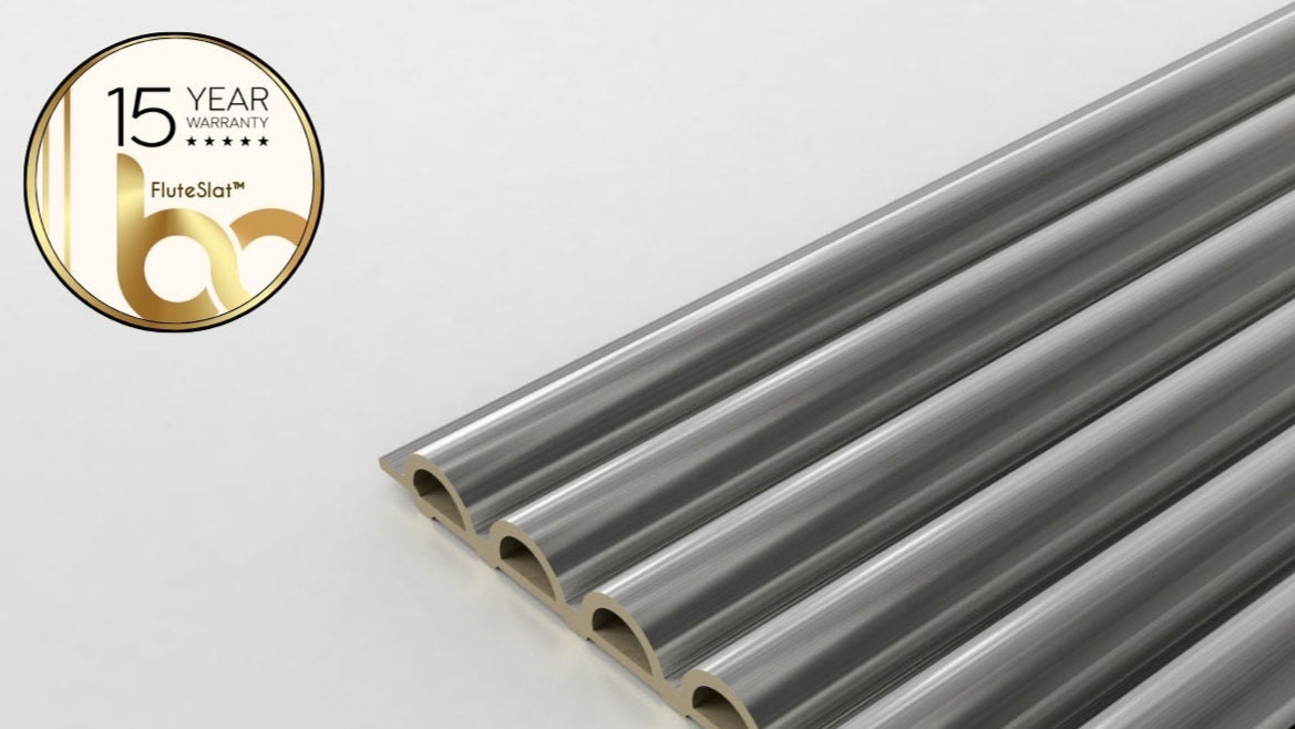 FluteSlat™ Paris Grey Steel Wall Panel - 704