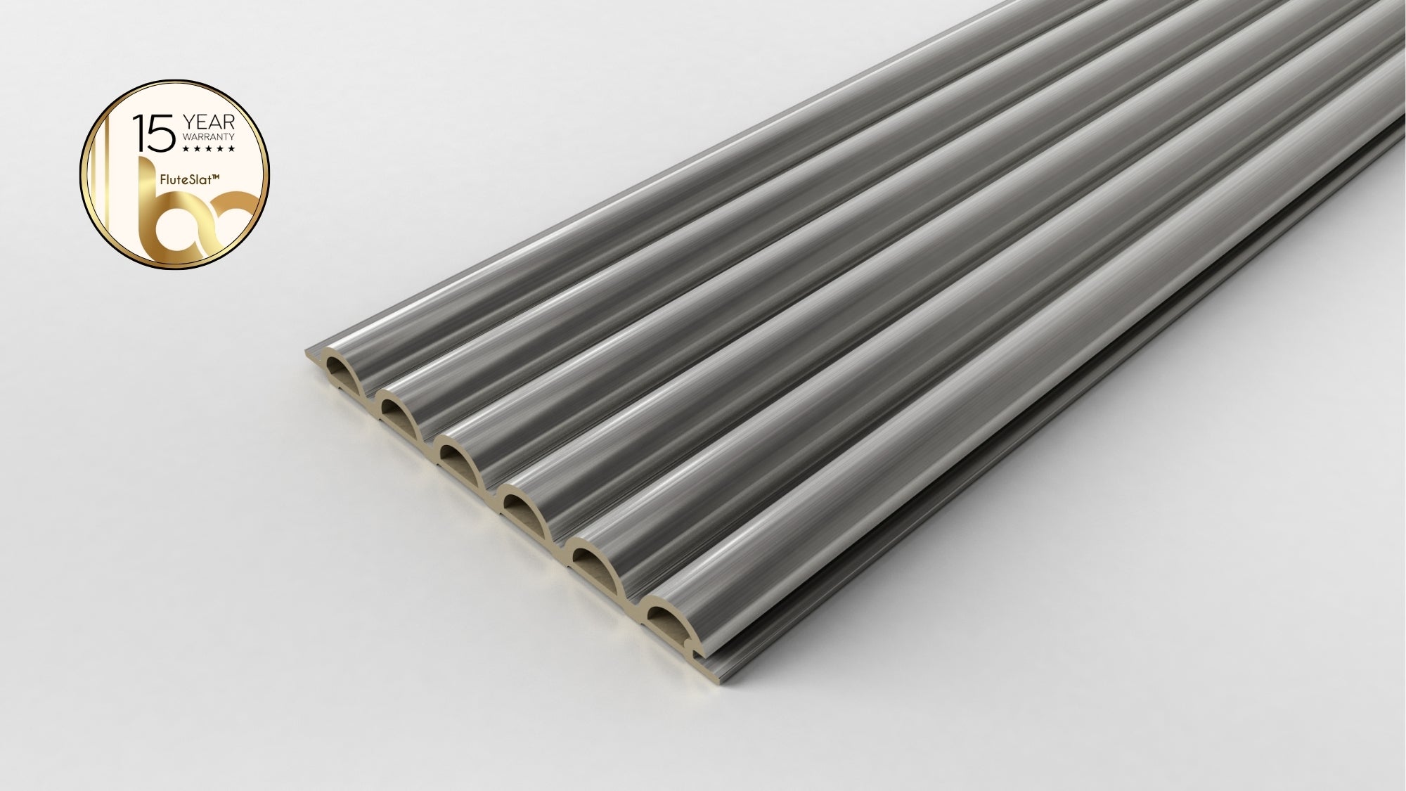 FluteSlat™ Paris Grey Steel Wall Panel - 704