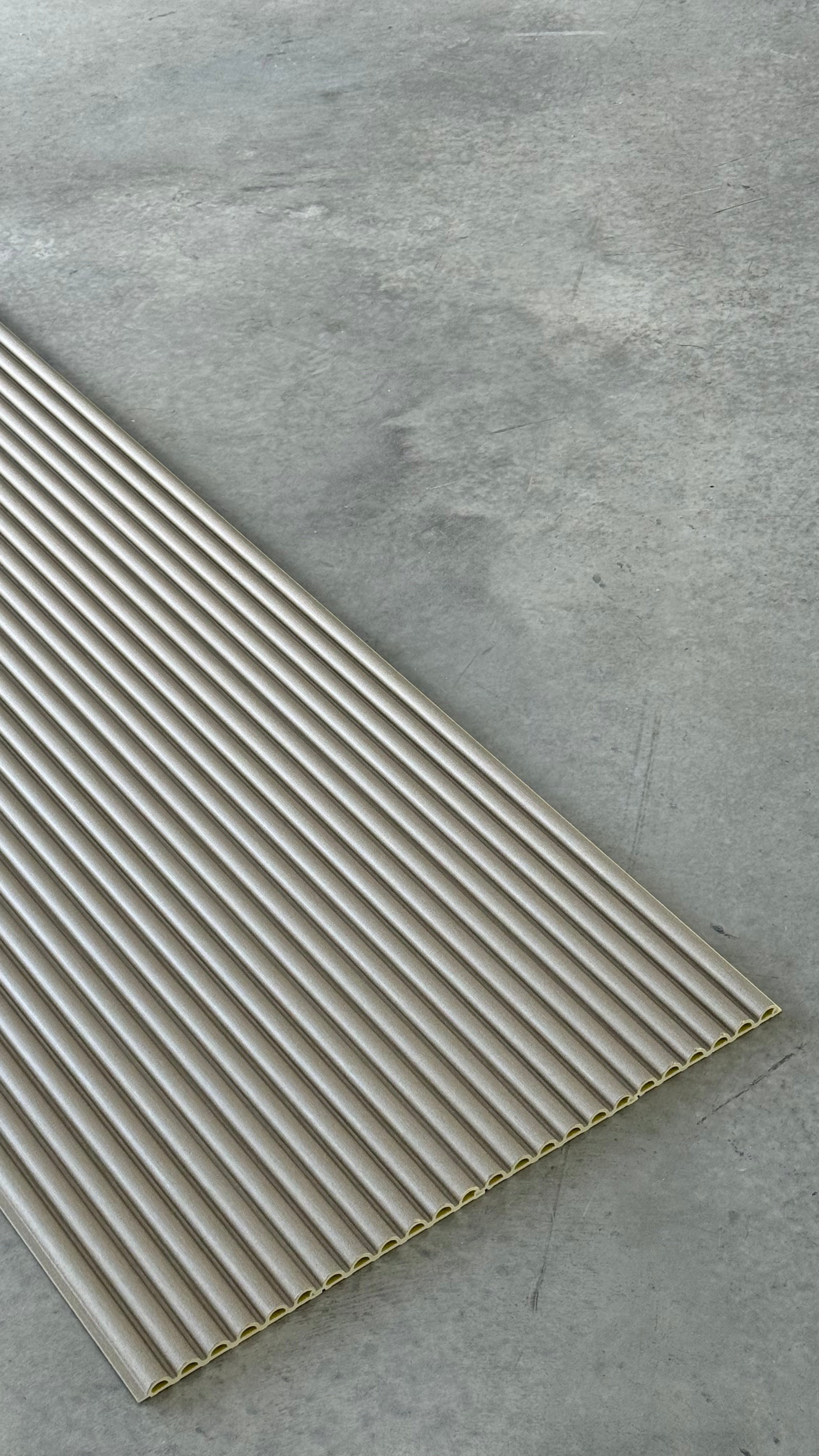 FluteSlat™ Paris Mocha Linen Wall Panel