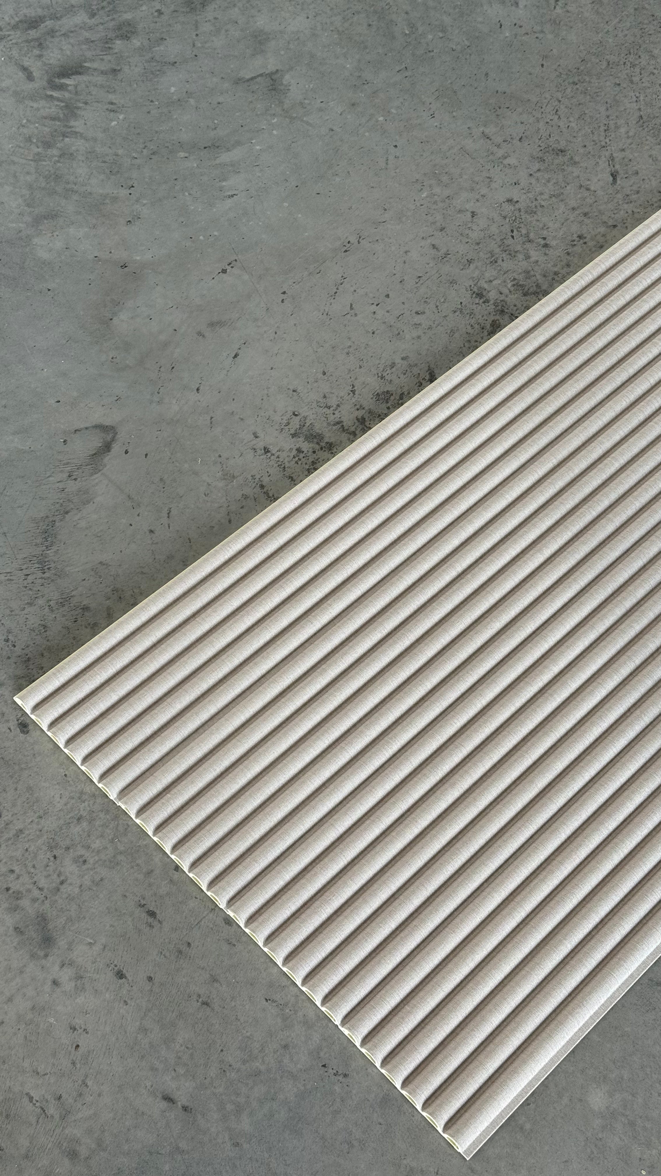 FluteSlat™ Paris Ivory Linen Wall Panel