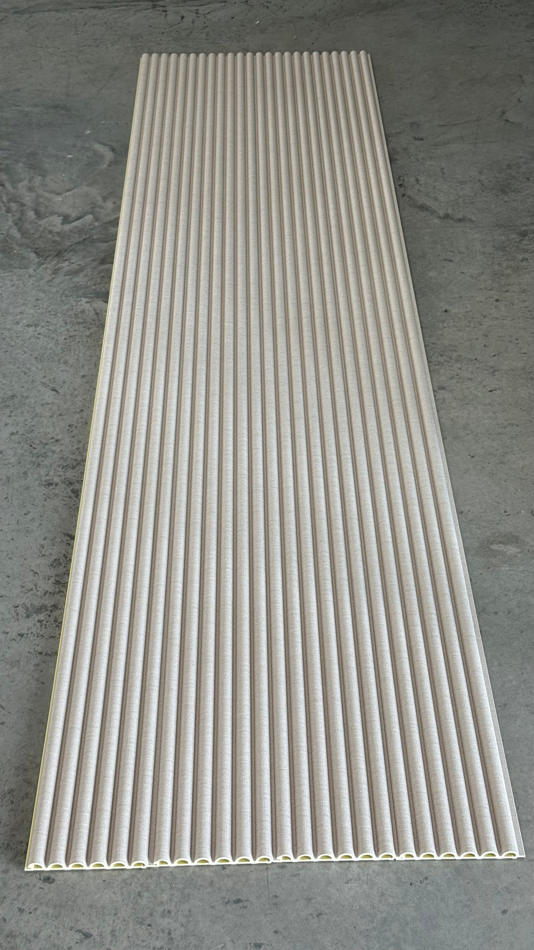 FluteSlat™ Paris Ivory Linen Wall Panel
