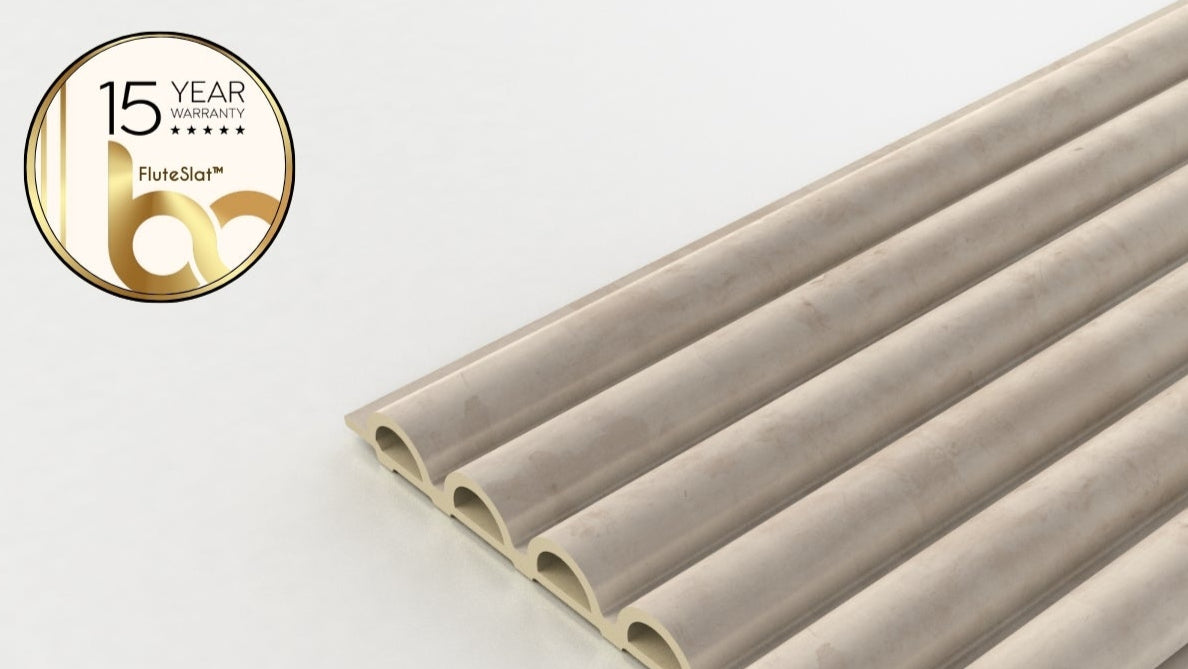 FluteSlat™ Paris Rose Stone Wall Panel - 51001