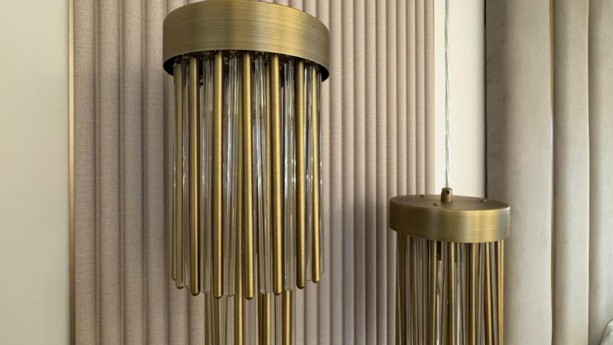 FluteSlat™ Paris Mocha Linen Wall Panel