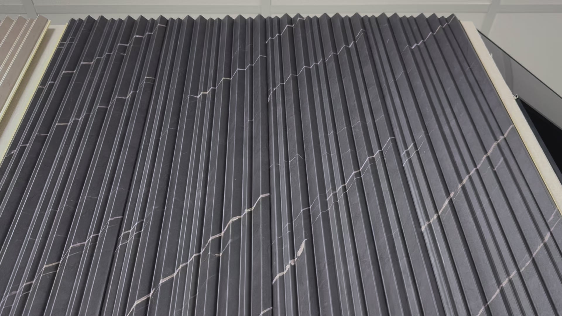 Load video: FluteSlat™ Milan Zahara Wall Panel - 5003