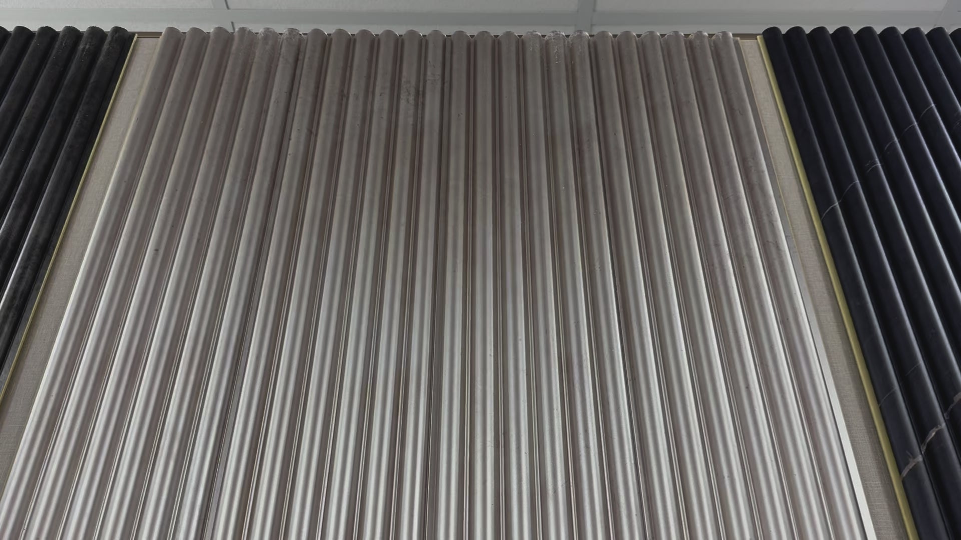 Load video: FluteSlat™ Paris Rose Stone Wall Panel - 51001